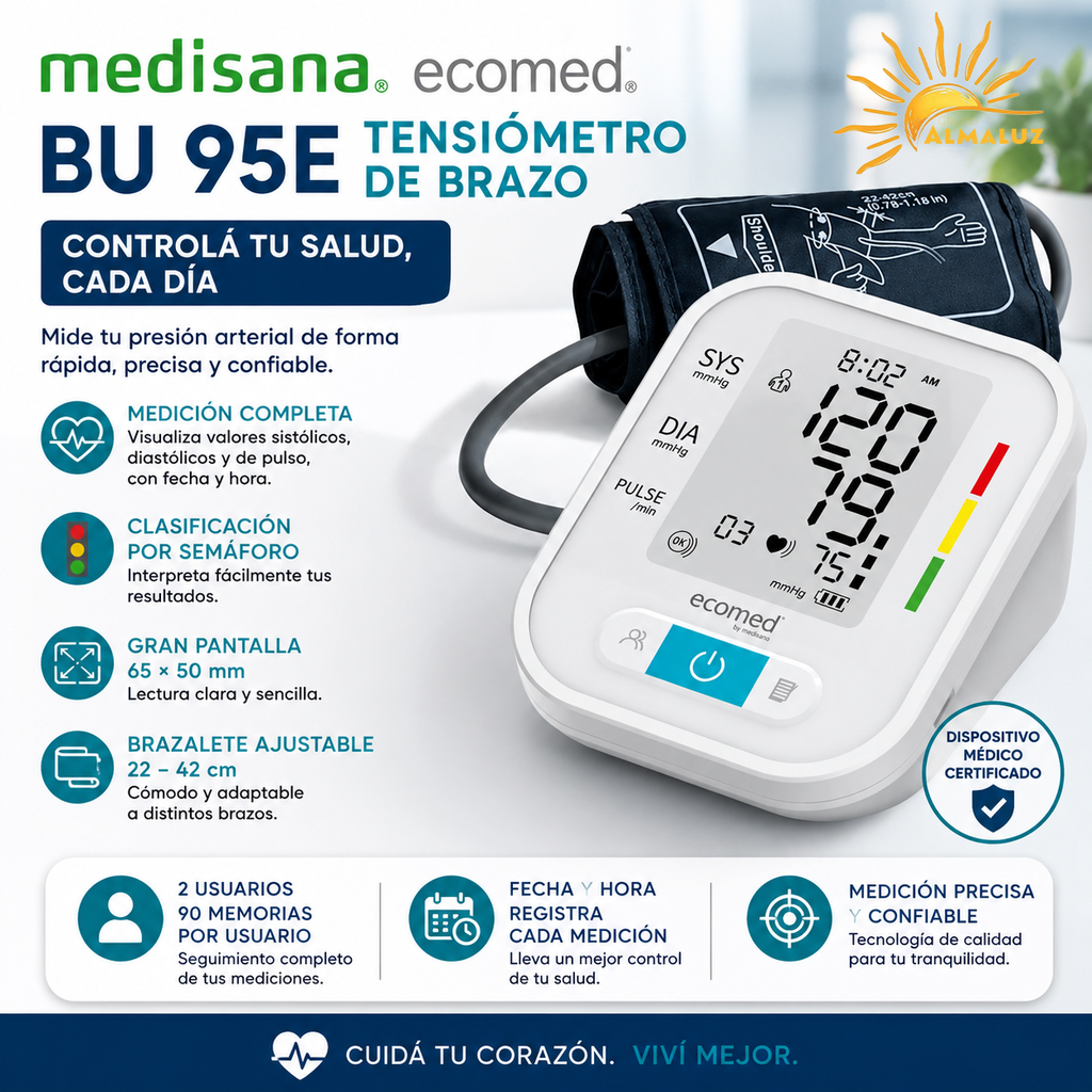 Tensiometro Medisana Ecomed.webp