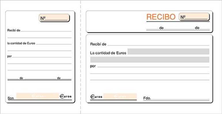 [T-16] Talonario de Recibos LOAN T-16 1/3 de Folio Apaisado