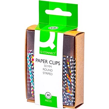 [KF02027] Clips Colores Rayados Qconnect 50 mm
