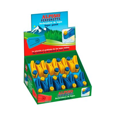 Taladro Perforette Alpino Clipper 1 Agujero – Colores Surtidos