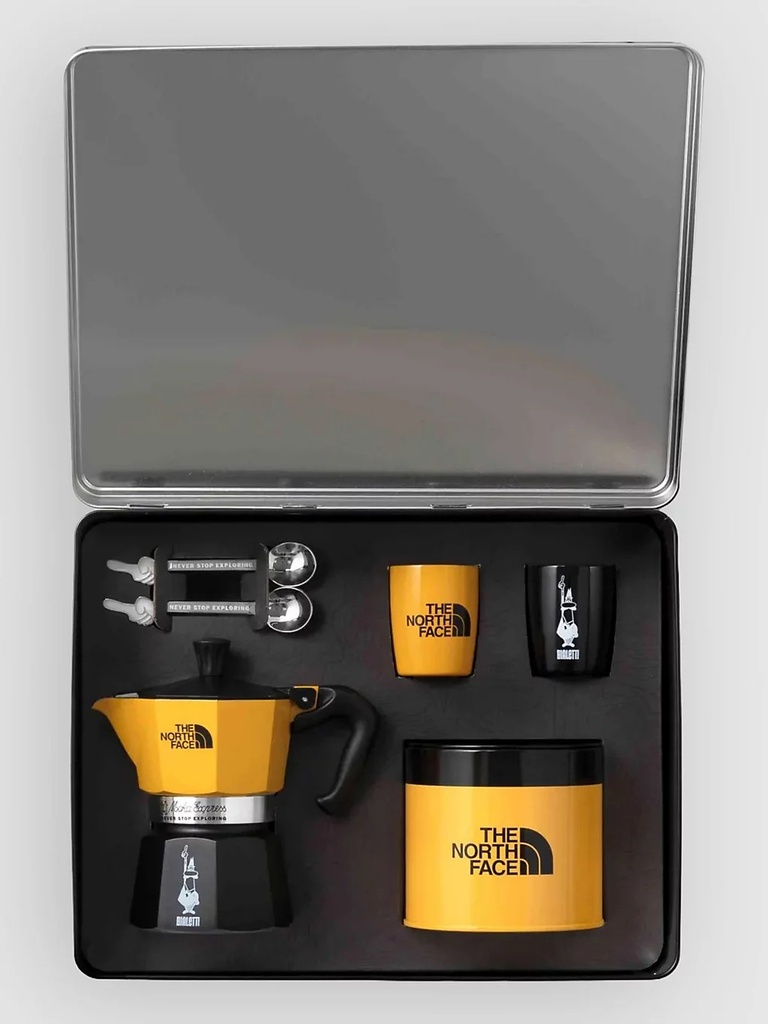 [290516] Cafetera Italiana Bialetti x The North Face Moka Express 3 Tazas Set Regalo