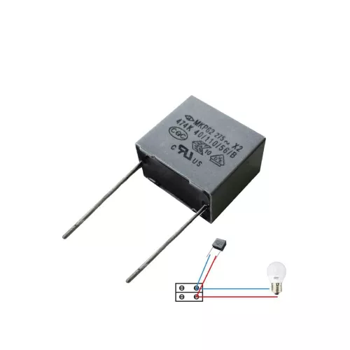 CONDENSADOR PARA BOMBILLA LED