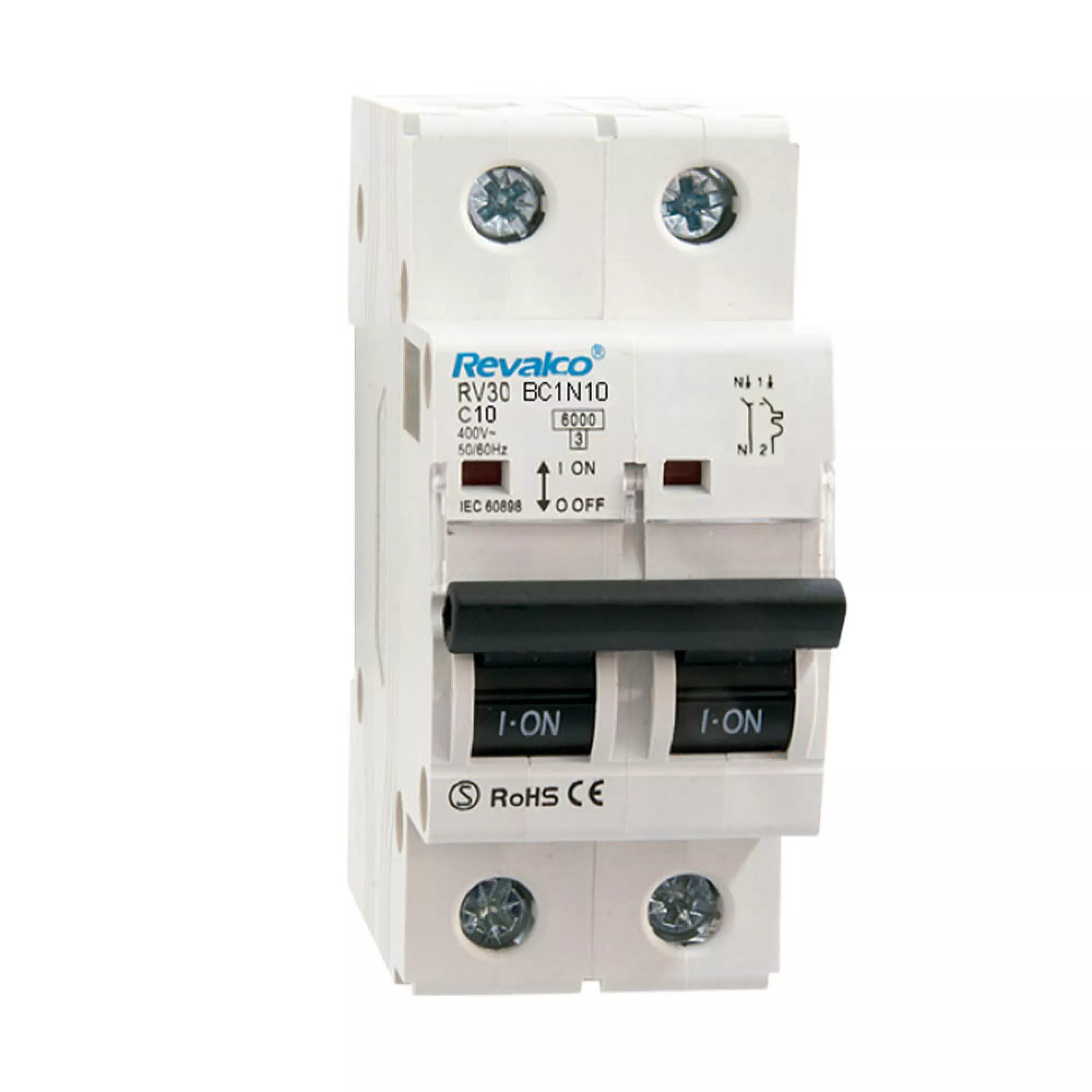 MAGNETOTERMICO 1P+N 10A Revalco