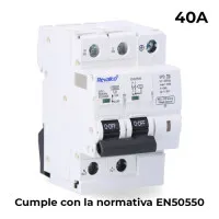[02515] IGA 2P 40A C 10KA Revalco Protector Sobretensiones Permanentes y Transitorias