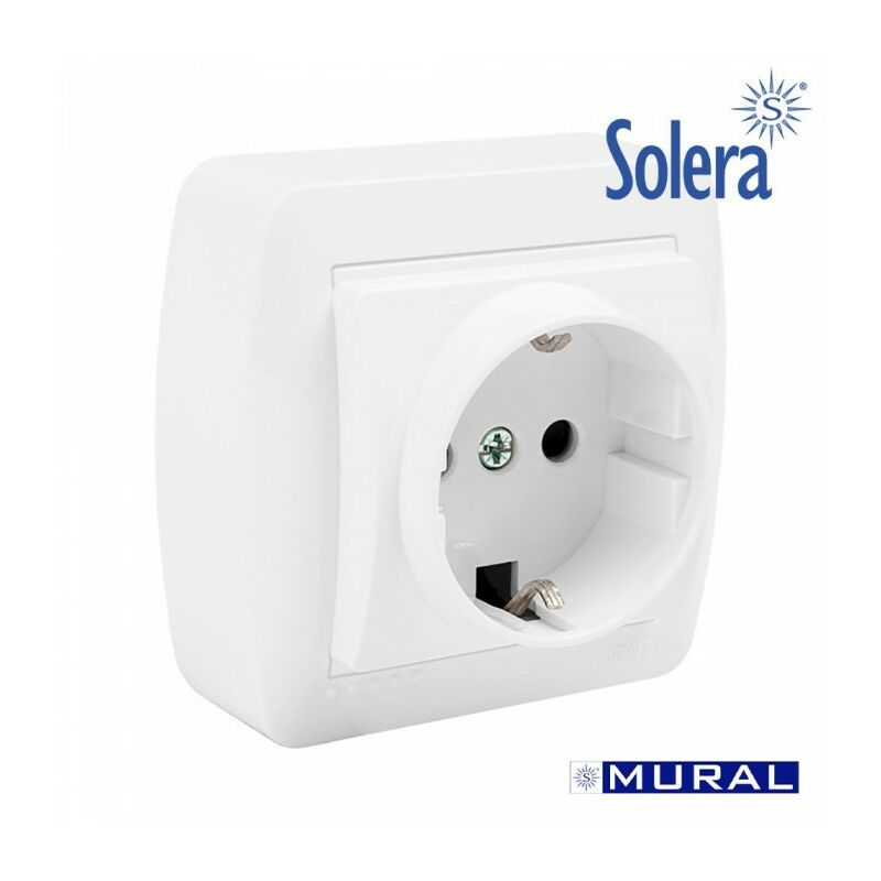 [42985] Base enchufe 2P+t 16A Superficie MUR60U