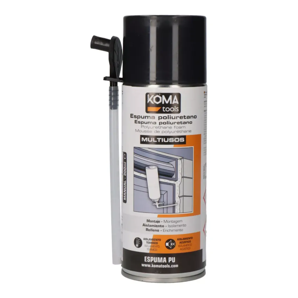 KOMA TOOLS ESPUMA POLIURETANO CANULA 300 ml