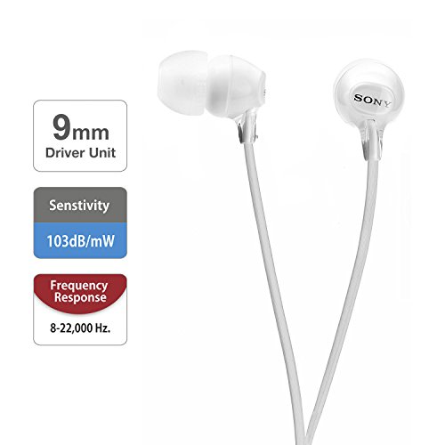 AURICULARES SONY MDREX15LPW BLANCO