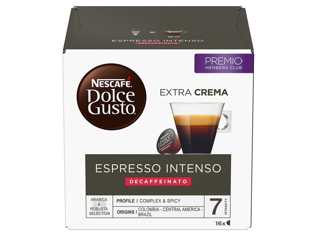ESTUCHE Dolce Gusto 12523871 ESPRESO INTENS DECAF 16C