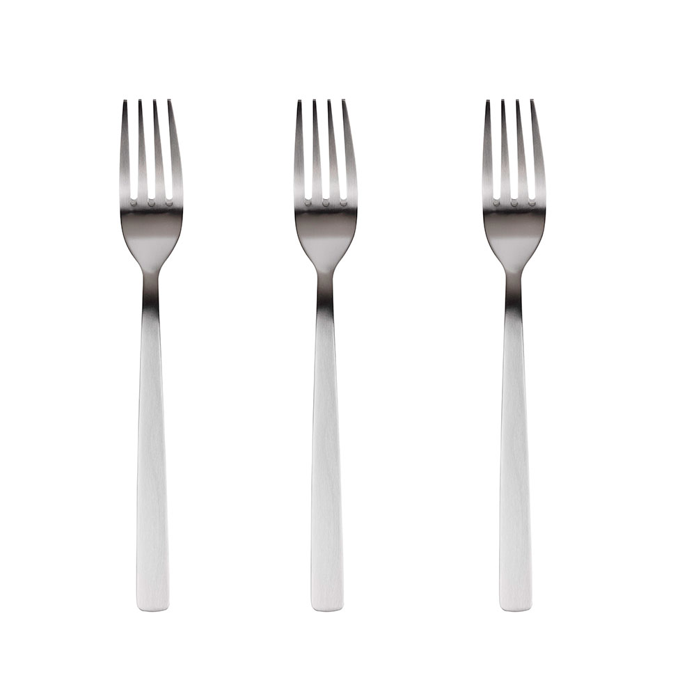 [14650] SET 3 unid. TENEDOR DE ACERO INOXIDABLE RECICLADO MATE ROOT SG7771 SAN IGNACIO