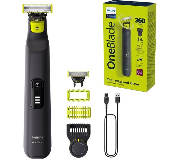 BARBERO CORTAPELO PHILIPS QP6542/15 ONEBLADE FACE+BODY USB