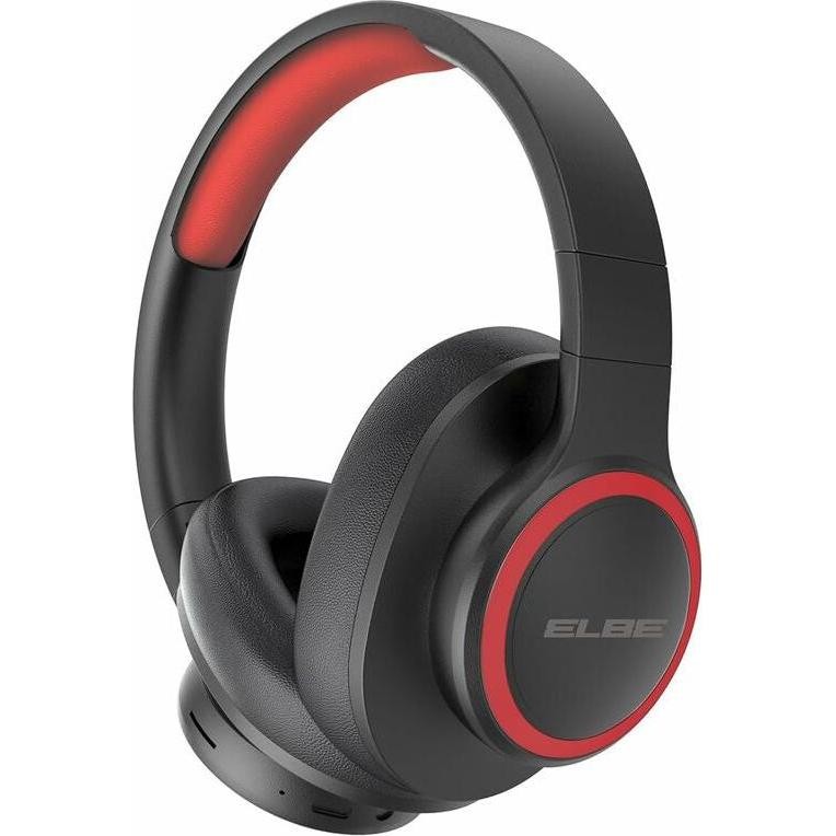 AURICULARES ELBE ABTB26NB DIADEMA MICRO FM NEG/ROJ