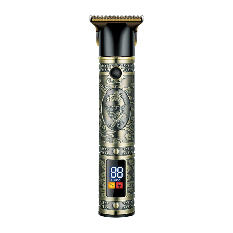 CORTAPELO KUKEN 34364 BARBA/CUERPO DORADO LCD Profesional