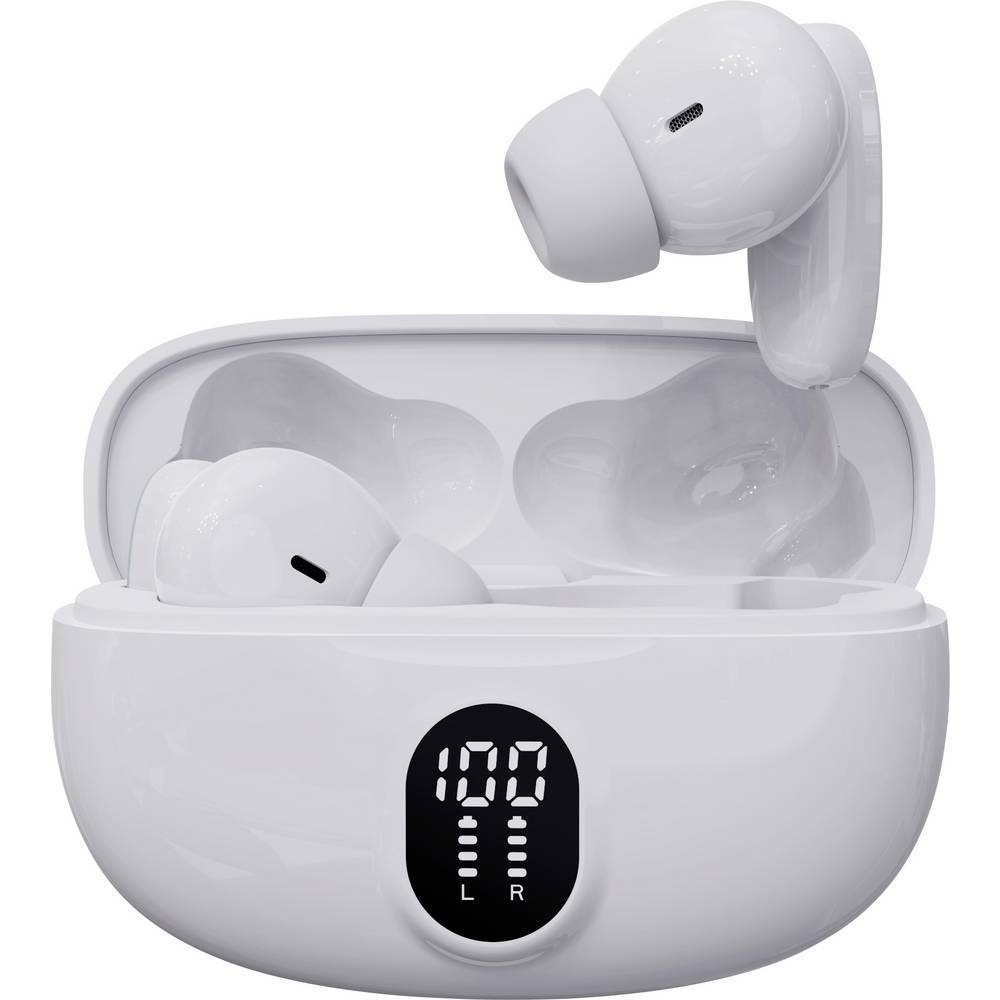 AURICULARES DENVER TWE-57W WHITE Bluetooth White Stereo Earphones
