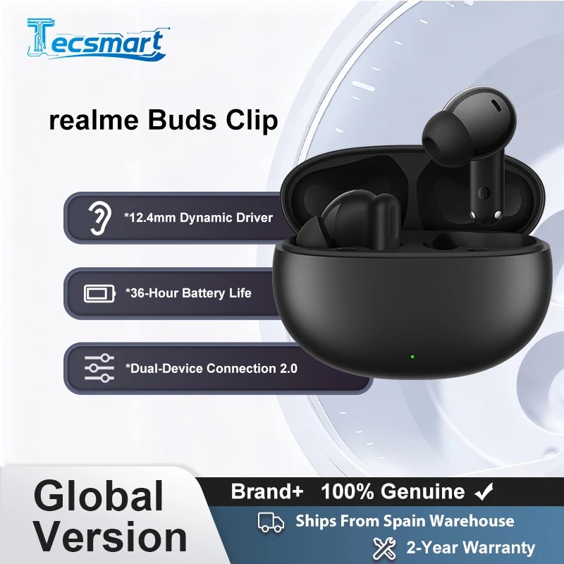 AURICULARES REALME BUDS TECHLIFE BLACK RMA2506