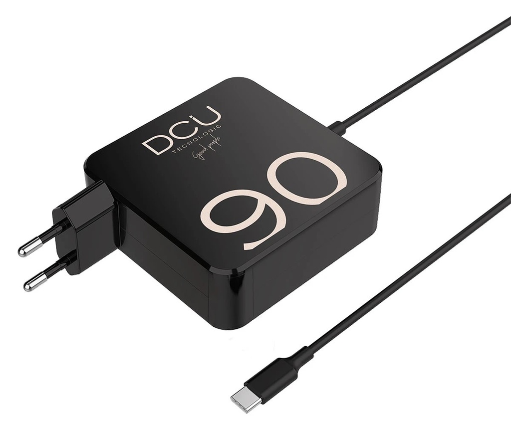 [240170] CARGADOR DCU PORTATIL USB C 90W 1.8M