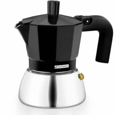 [290606] CAFETERA ITALIANA MONIX INDUCTION INOX BLACK 6T