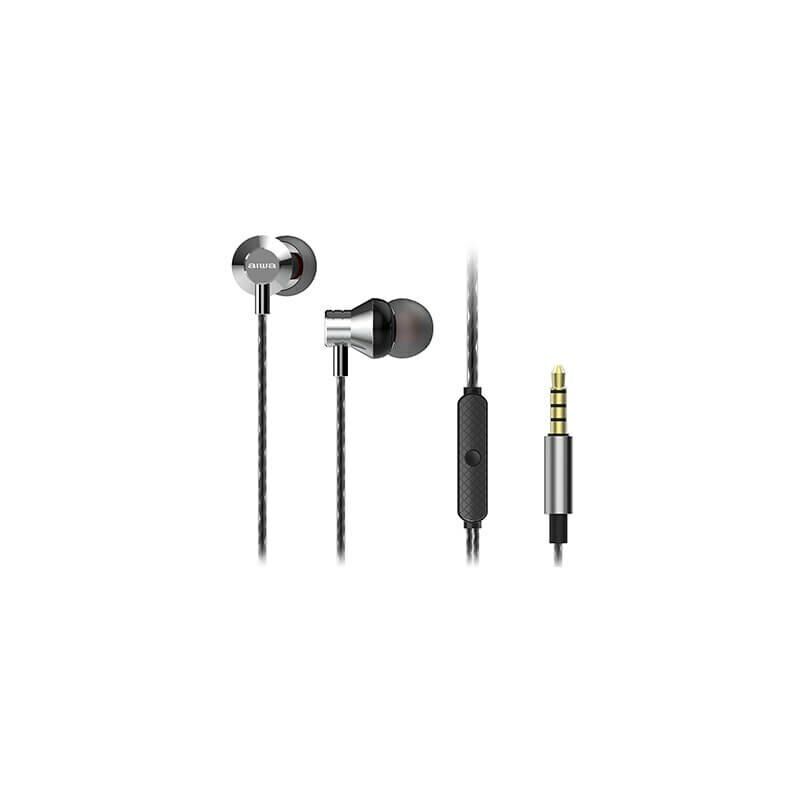 AURICULARES AIWA ESTM50SL CONEX 3,5 MICRO SILVER