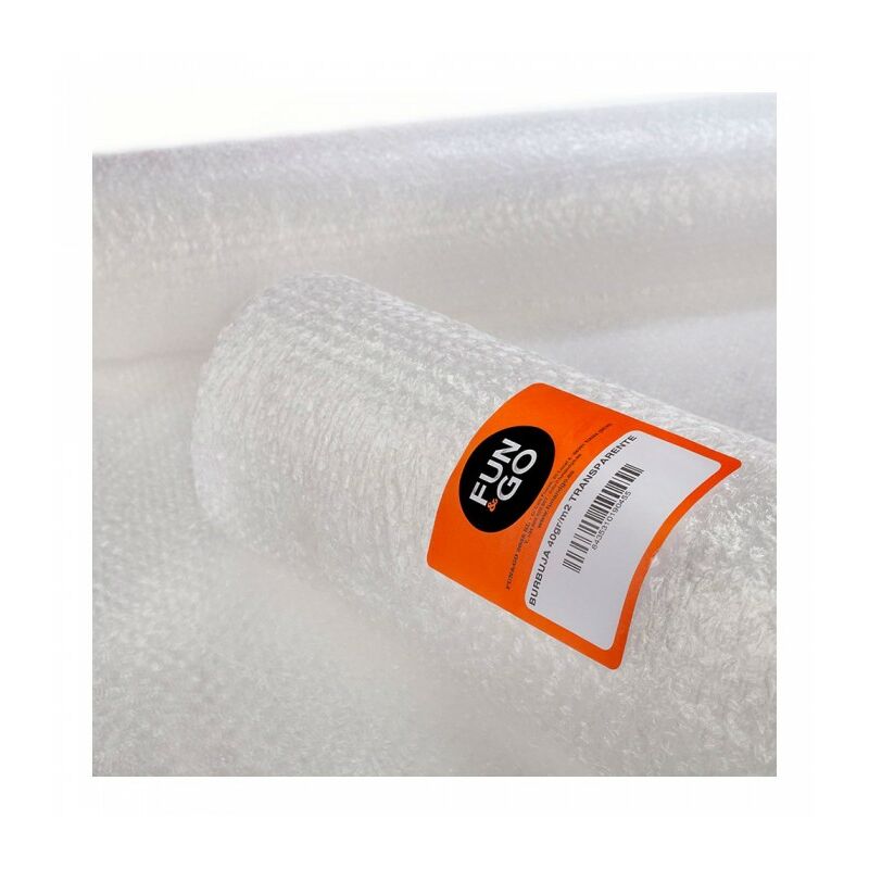 Plástico de Burbuja Fun And Go Transparente 0,4 × 5 m
