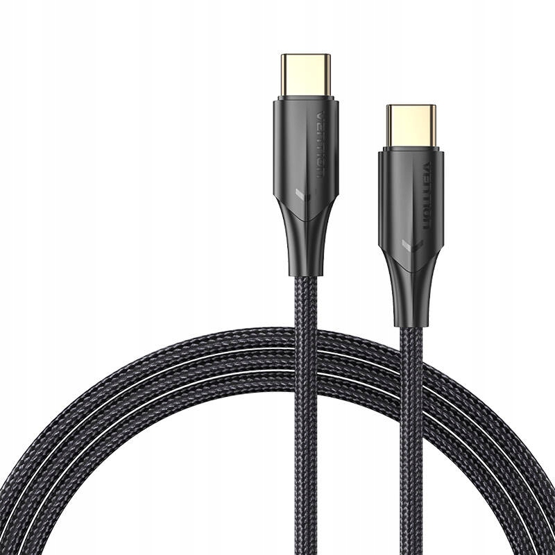 [TAUBH] Cable USB 2.0 Tipo-C 3A Vention TAUBH/ USB Tipo-C Macho - USB Tipo-C Macho/ 480Mbps/ 2m/ Negro