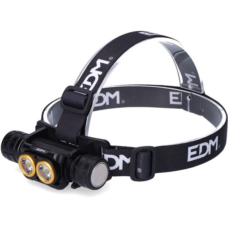LINTERNA LED FRONTAL THUNDER TRACK 3000 lm, RECARGABLE