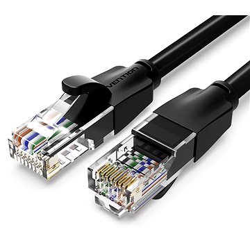 Vention IBEBI Cat6 UTP Patch Cable - 3m - Black [IBEBI]