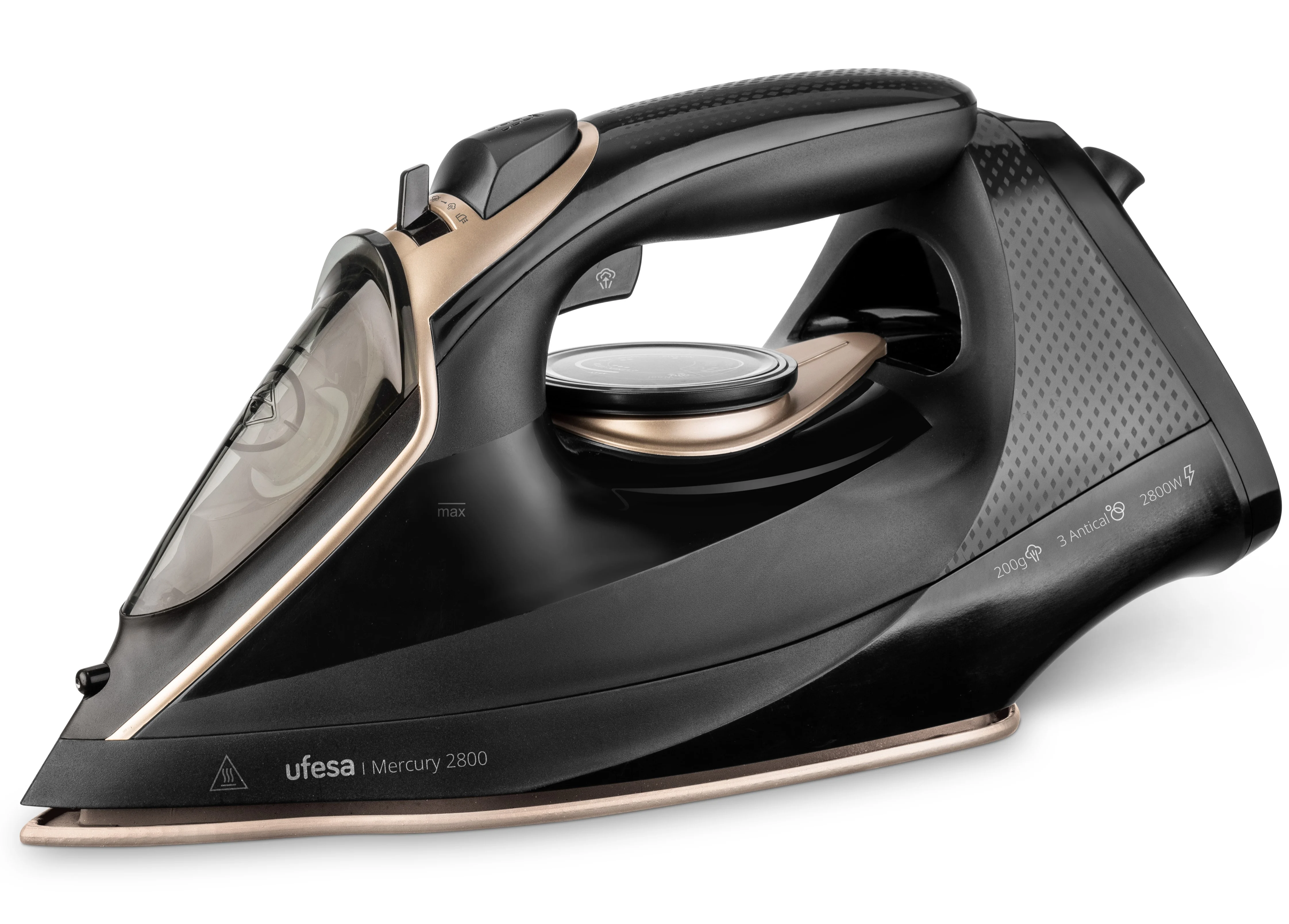 Plancha de Vapor Ufesa Mercury 2800W Cerámica 200 g