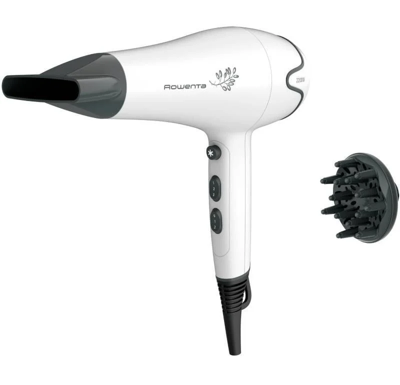 [298905] Secador de Pelo Rowenta Pure Collection CV5708F0 2200W con Difusor